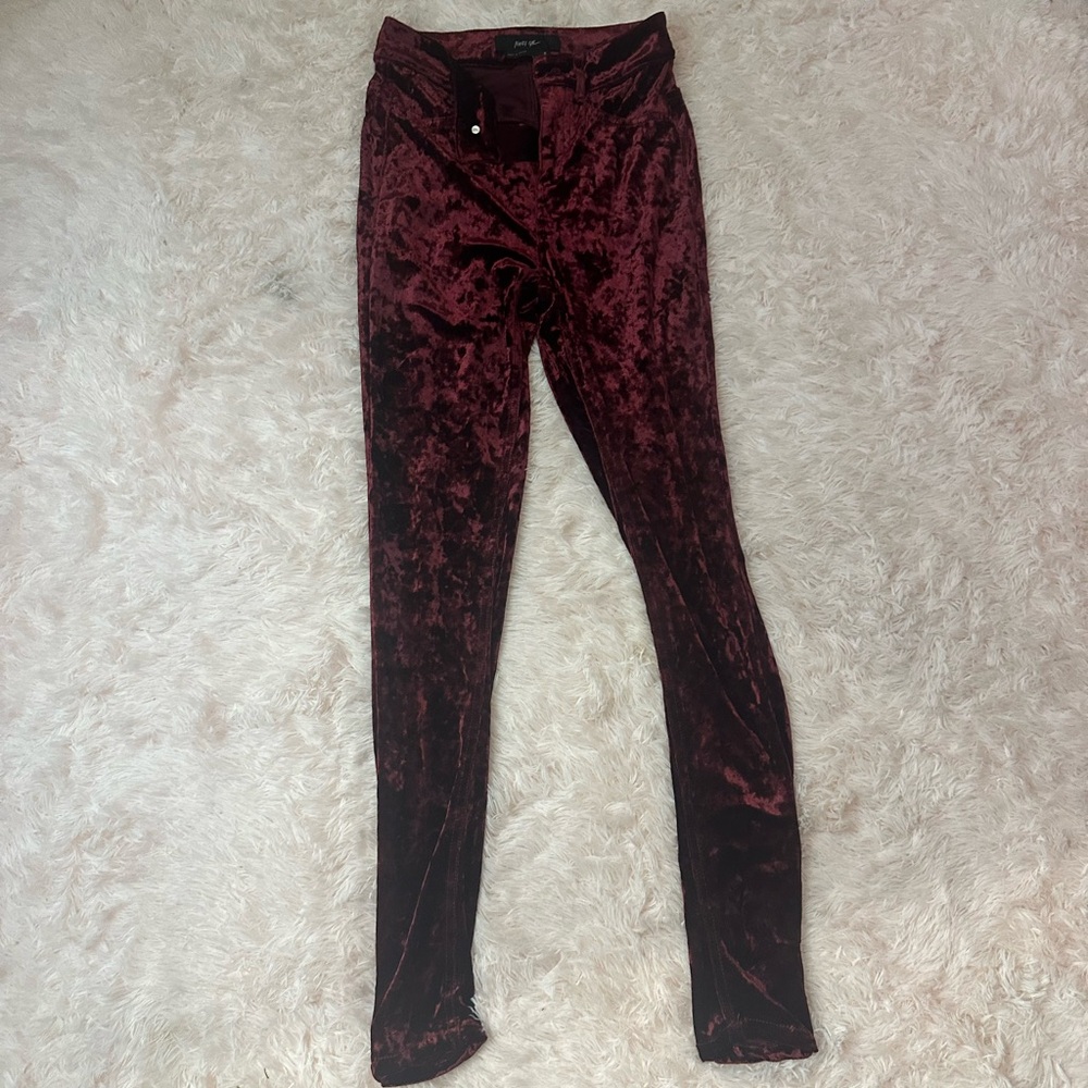💕 Nasty Gal velvet trousers